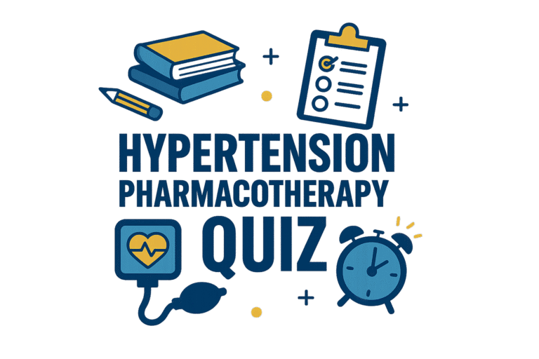 hypertension pharmacotherapy quiz