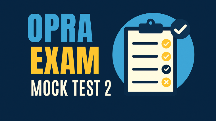 MOCK exam for OPRA 120 MCQ OPRA Exam 120 MCQ OPRA Exam